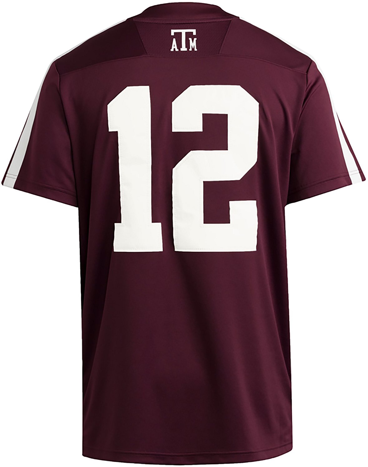 adidas Men's Texas A&M University 1975 Throwback Strategy Football Jersey - view number 2
