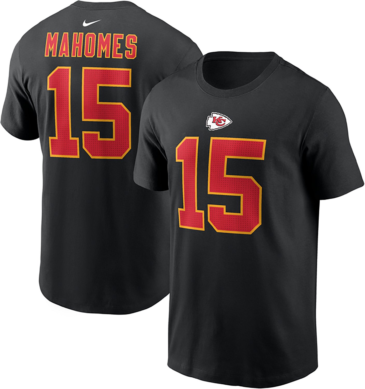 Nike Men's Kansas City Chiefs Patrick Mahomes Name and Number Short Sleeve T-shirt - view number 5