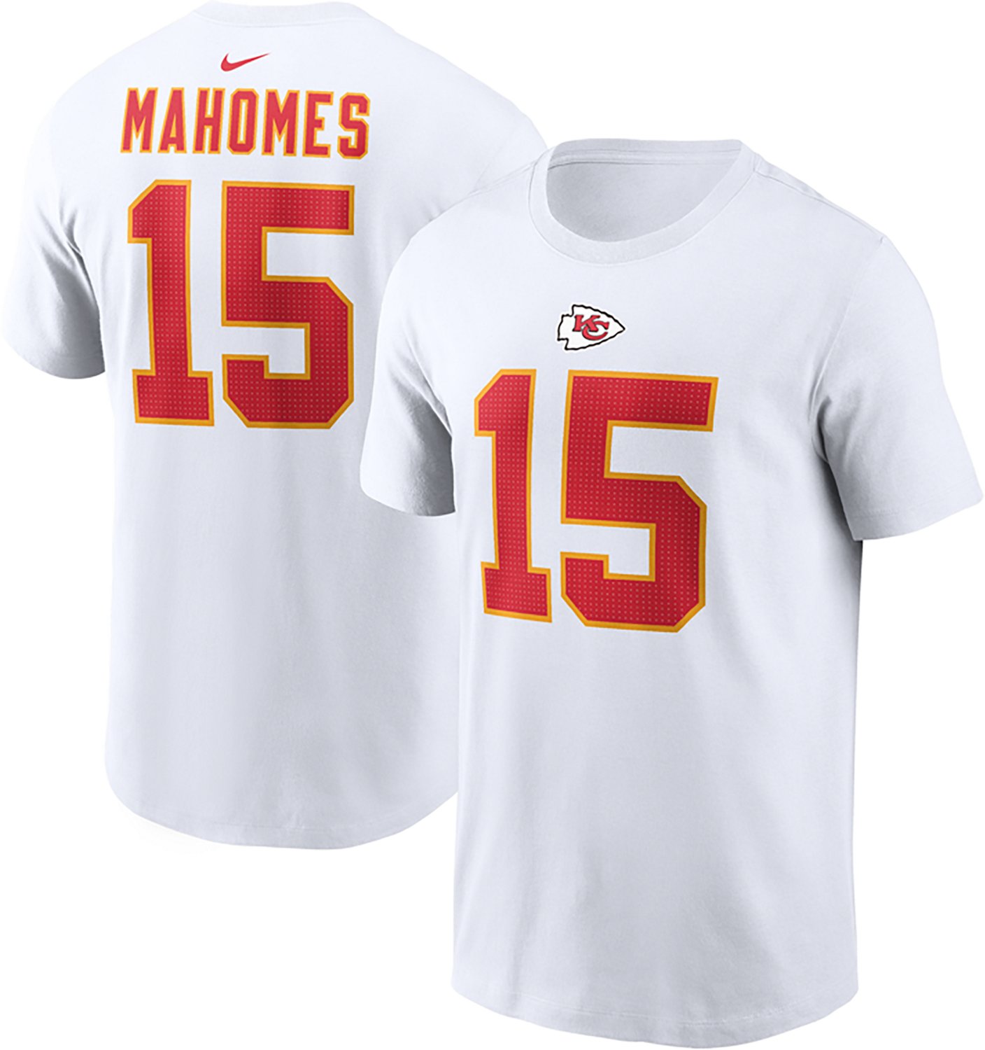 Nike Men's Kansas City Chiefs Patrick Mahomes Name and Number Short Sleeve T-shirt - view number 3