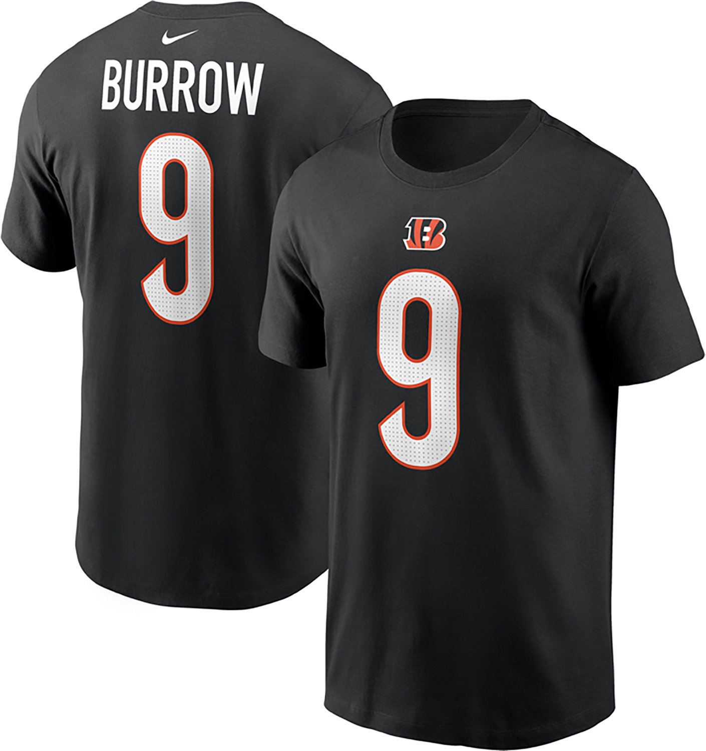 Nike Men's Bengals Joe Burrow Name & Number T-shirt - view number 3