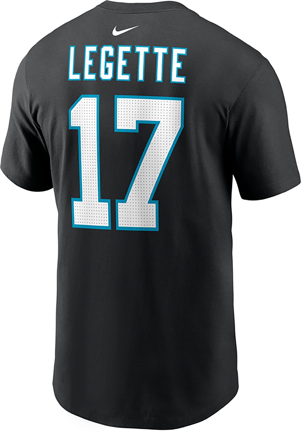 Nike Men's Panthers Xavier Legette #17 Inline Name & Number T-shirt - view number 2