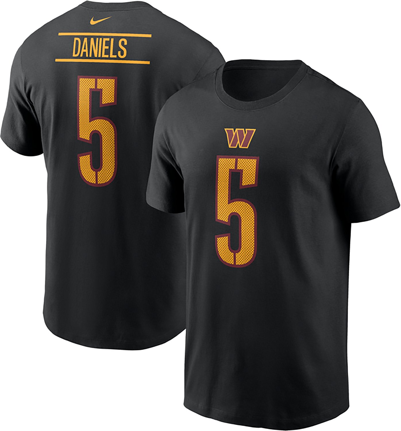 Nike Men's Commanders Jayden Daniels Inline Player Name & Number T-shirt - view number 3