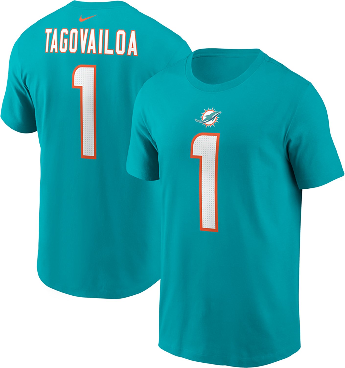 Nike Men's Dolphins Tua Tagovailoa Name & Number T-shirt - view number 3