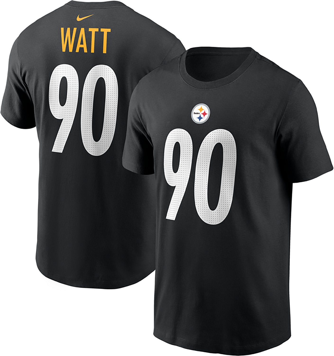 Nike Men's Steelers Watt Player N&N T-shirt - view number 3