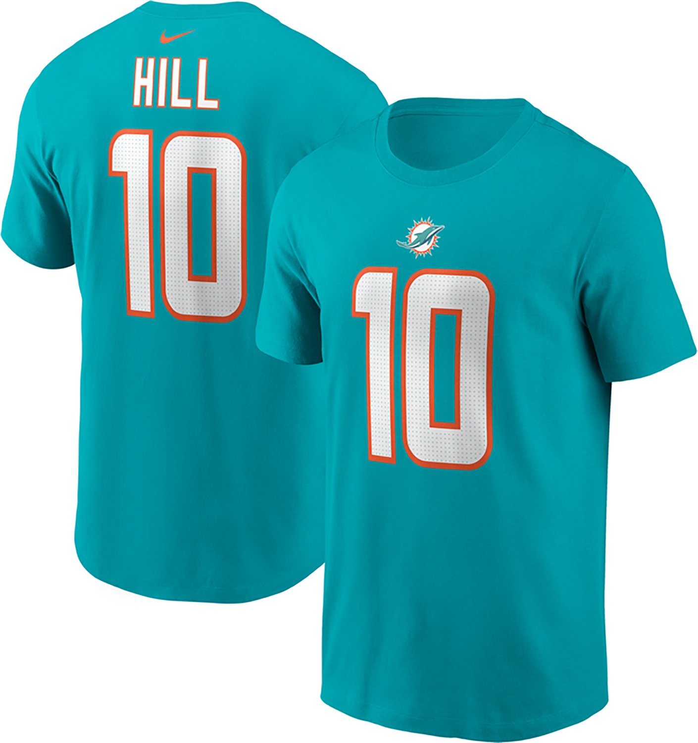 Nike Men's Dolphins Tyreek Hill Name & Number T-shirt - view number 3