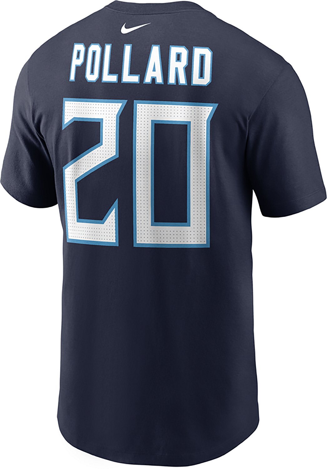 Nike Men's Titans Tony Pollard Inline Player Name & Number T-shirt - view number 2