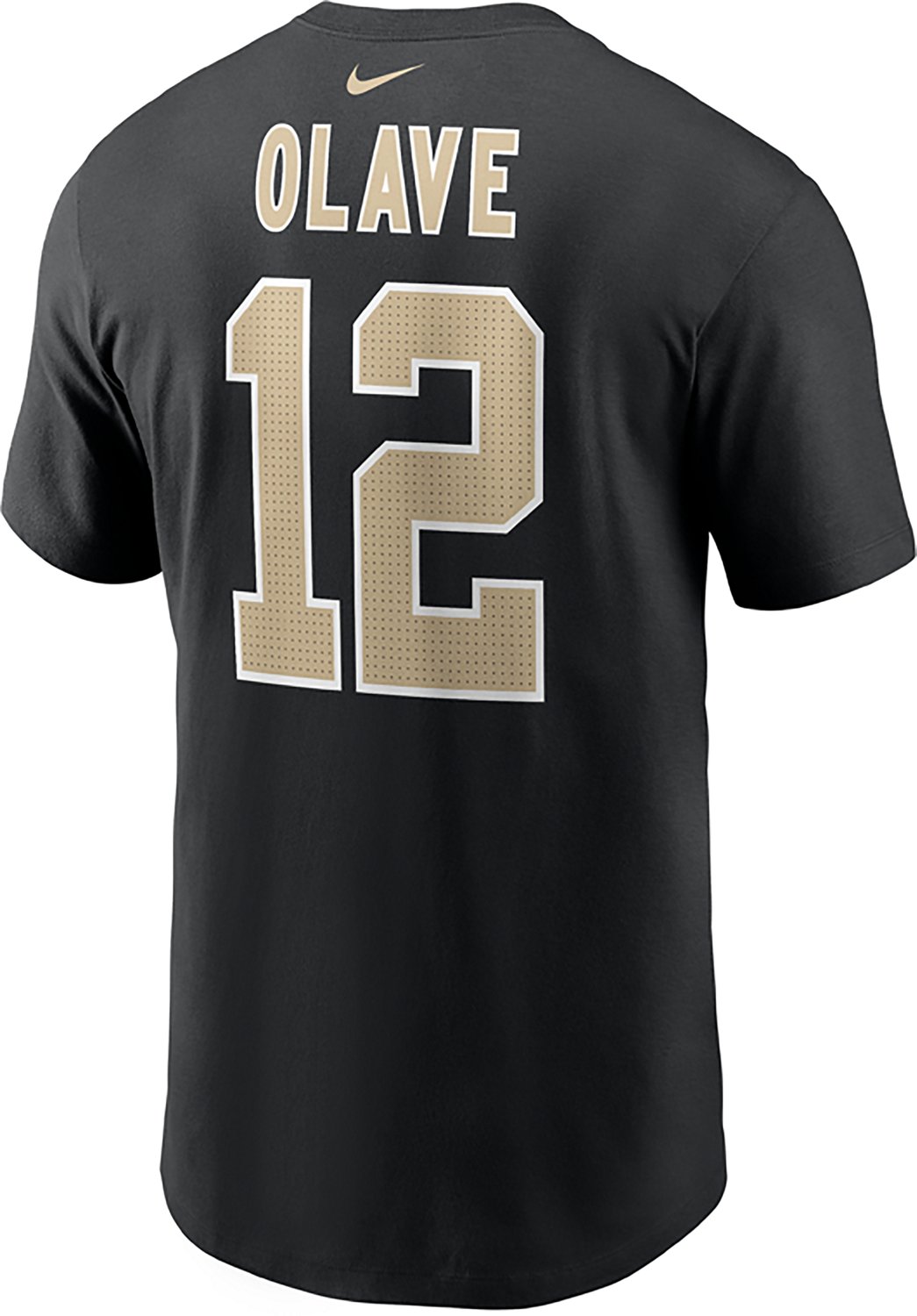 Nike Men's New Orleans Saints Chris Olave #12 Graphic T-shirt - view number 2