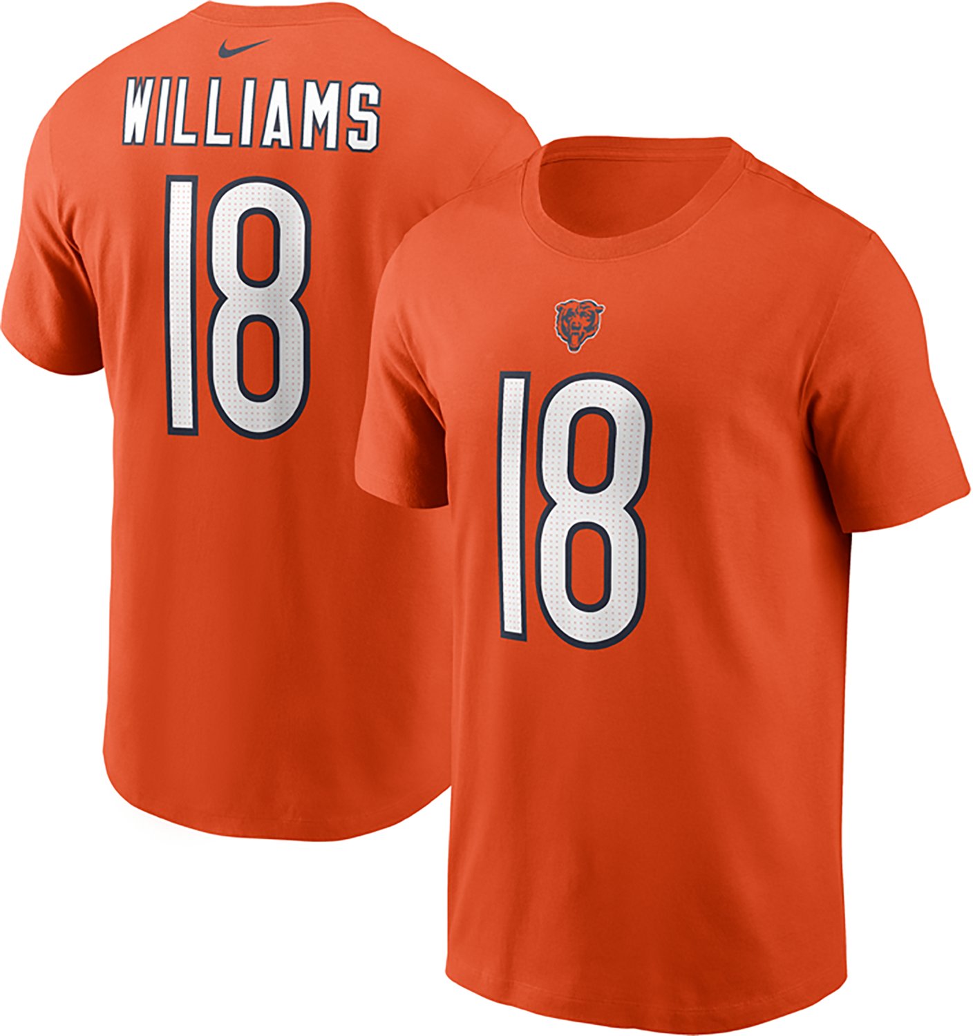 Nike Men's Bears Caleb Williams Inline Player Name & Number T-shirt - view number 3