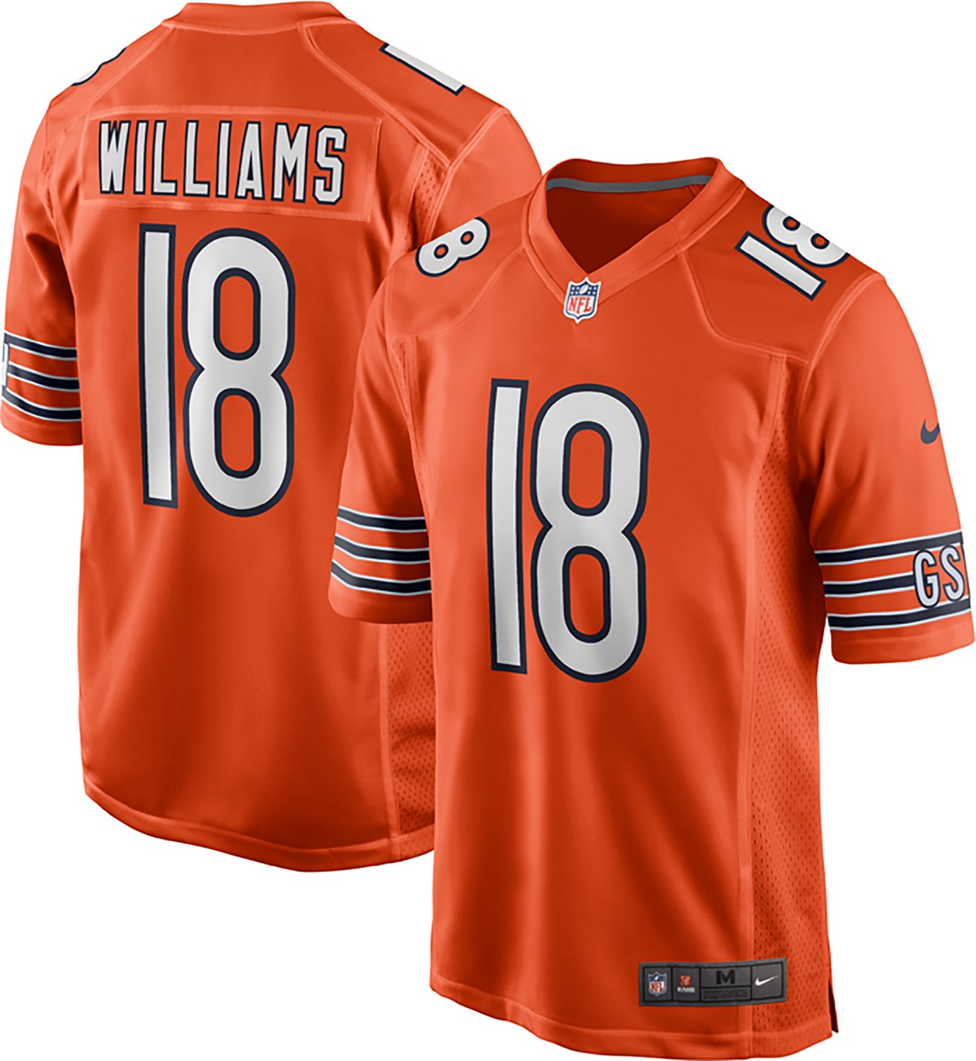 Nike Men's Bears Caleb Williams #18 Name & Number Alternate Game Jersey - view number 3