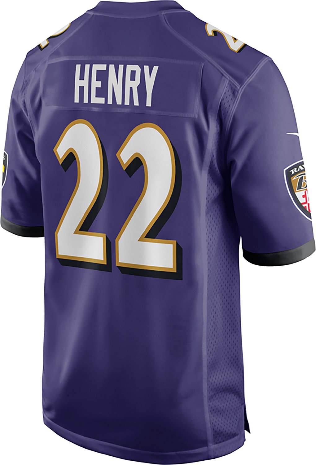 Nike Men's Ravens Derrick Henry #22 Name & Number Home Game Jersey - view number 2