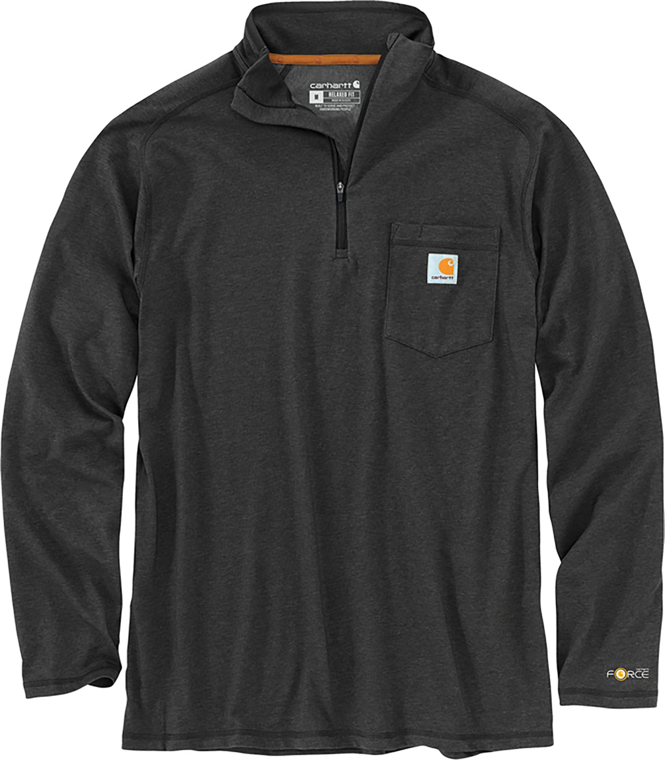 Carhartt Force Relaxed Fit Midweight Long-Sleeve 1/4-Zip Pullover Sweatshirt - view number 2