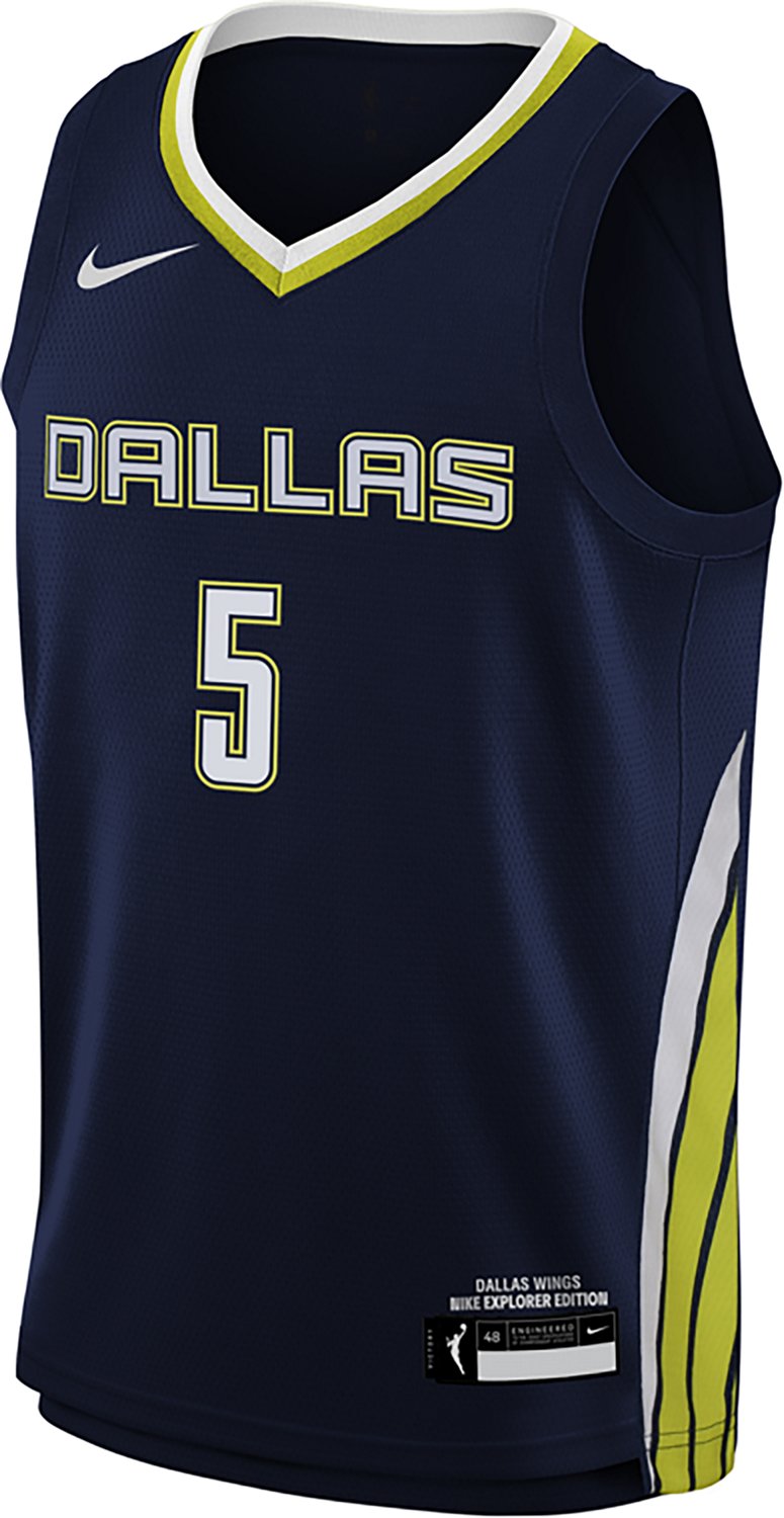 Nike Kids' Dallas Wings Paige Bueckers #5 Explorer Swingman Name and Number Jersey - view number 2