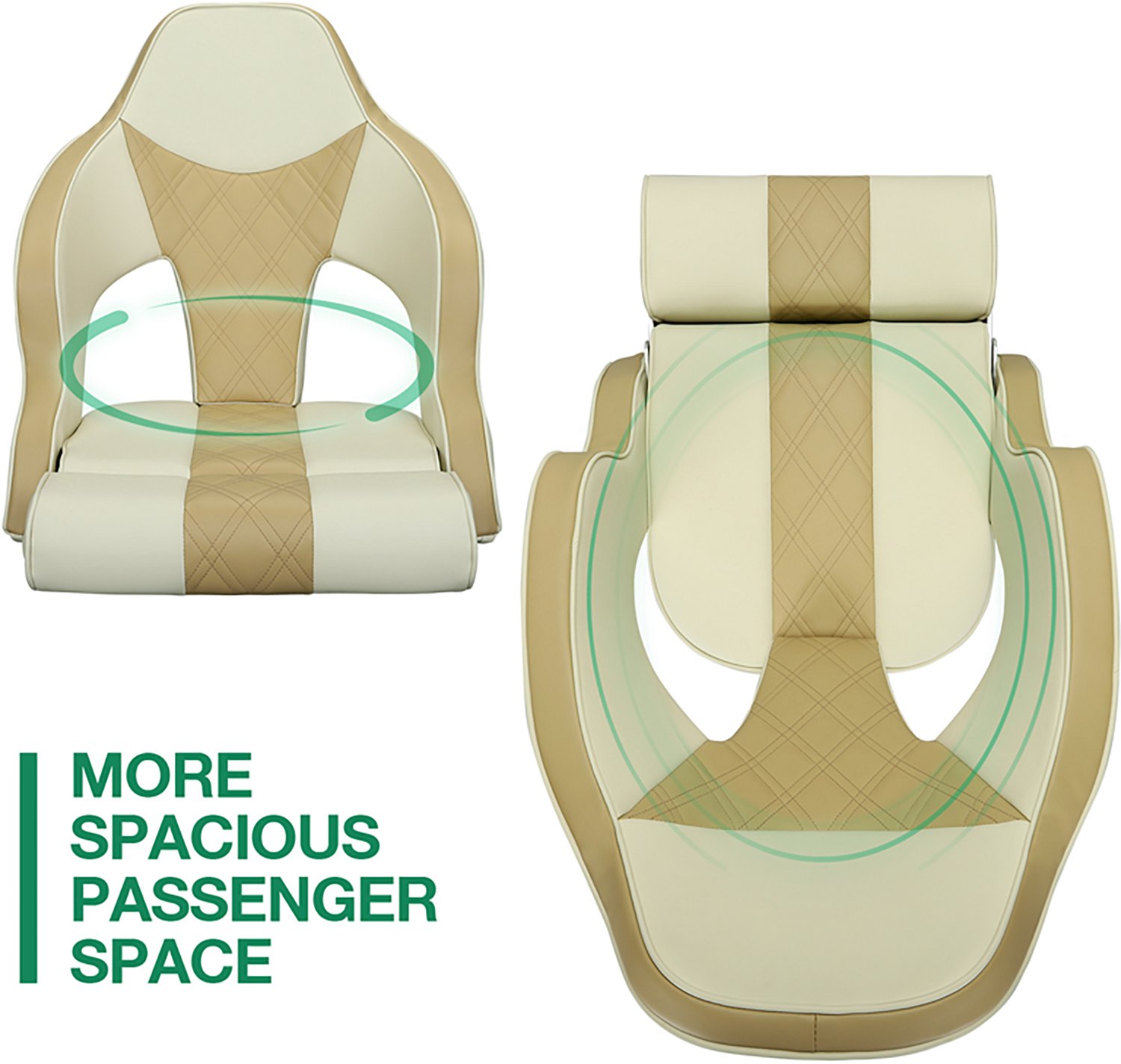 Leader Accessories Flip Up Captain Boat Seat - view number 3