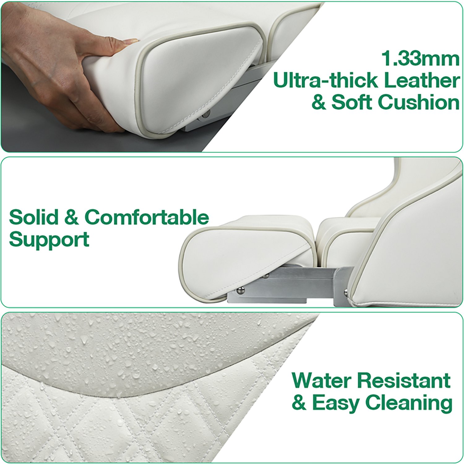 Leader Accessories Flip Up Captain Boat Seat - view number 4