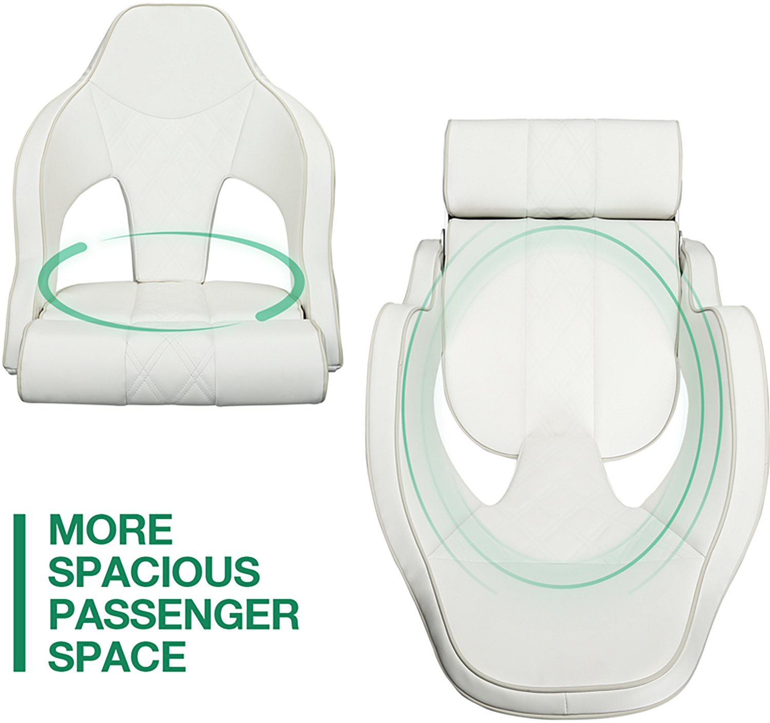 Leader Accessories Flip Up Captain Boat Seat - view number 5