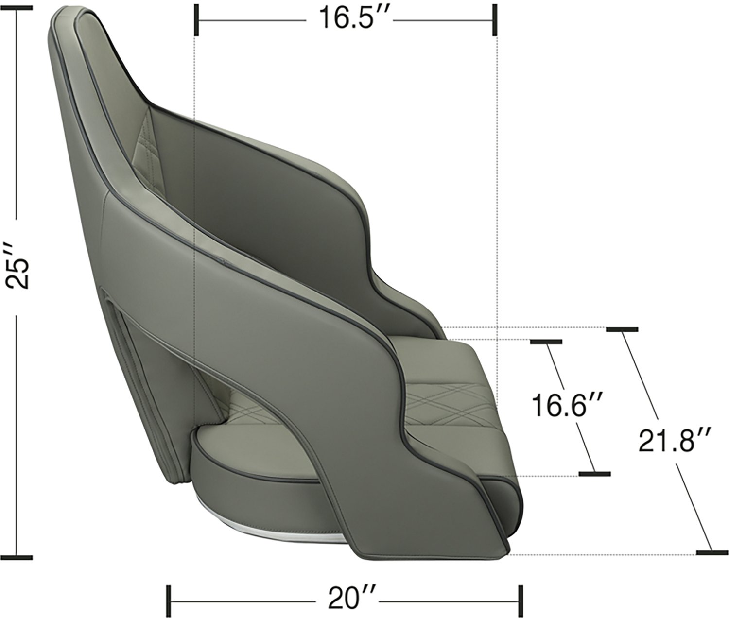 Leader Accessories Captain Boat Seat - view number 5