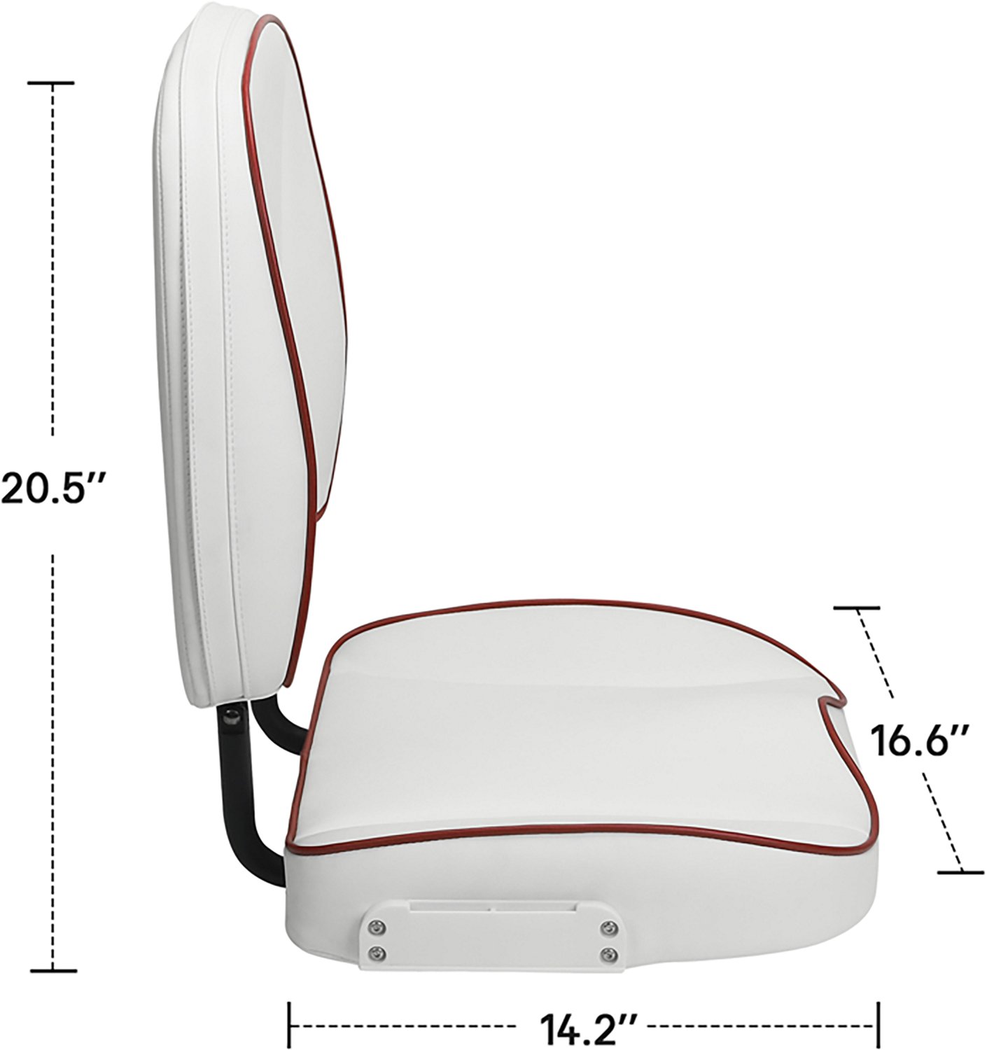 Leader Accessories Low Back Fishing Boat Seat - view number 4