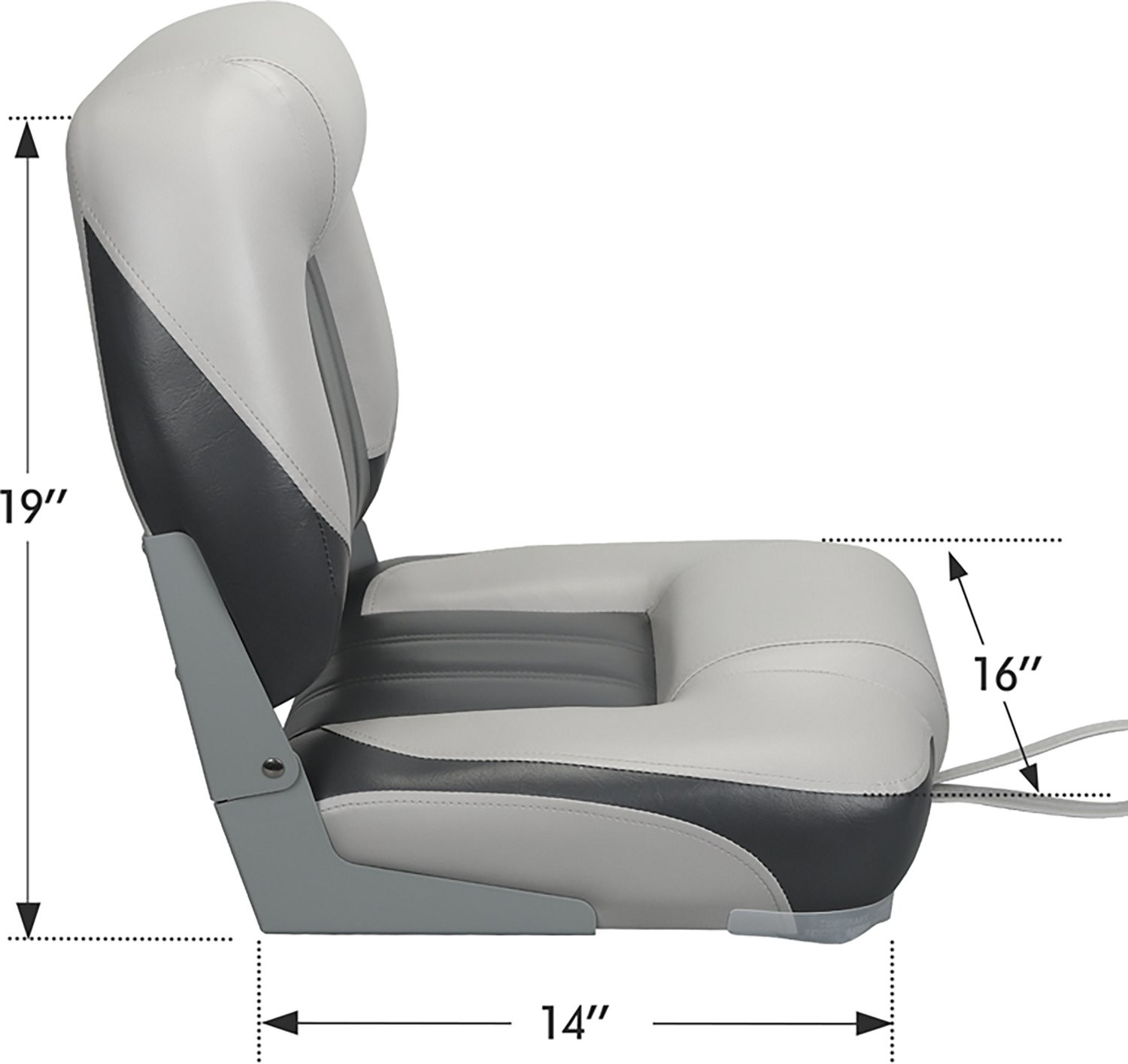 Leader Accessories Folding Low Back Boat Seats 2-Pack - view number 3
