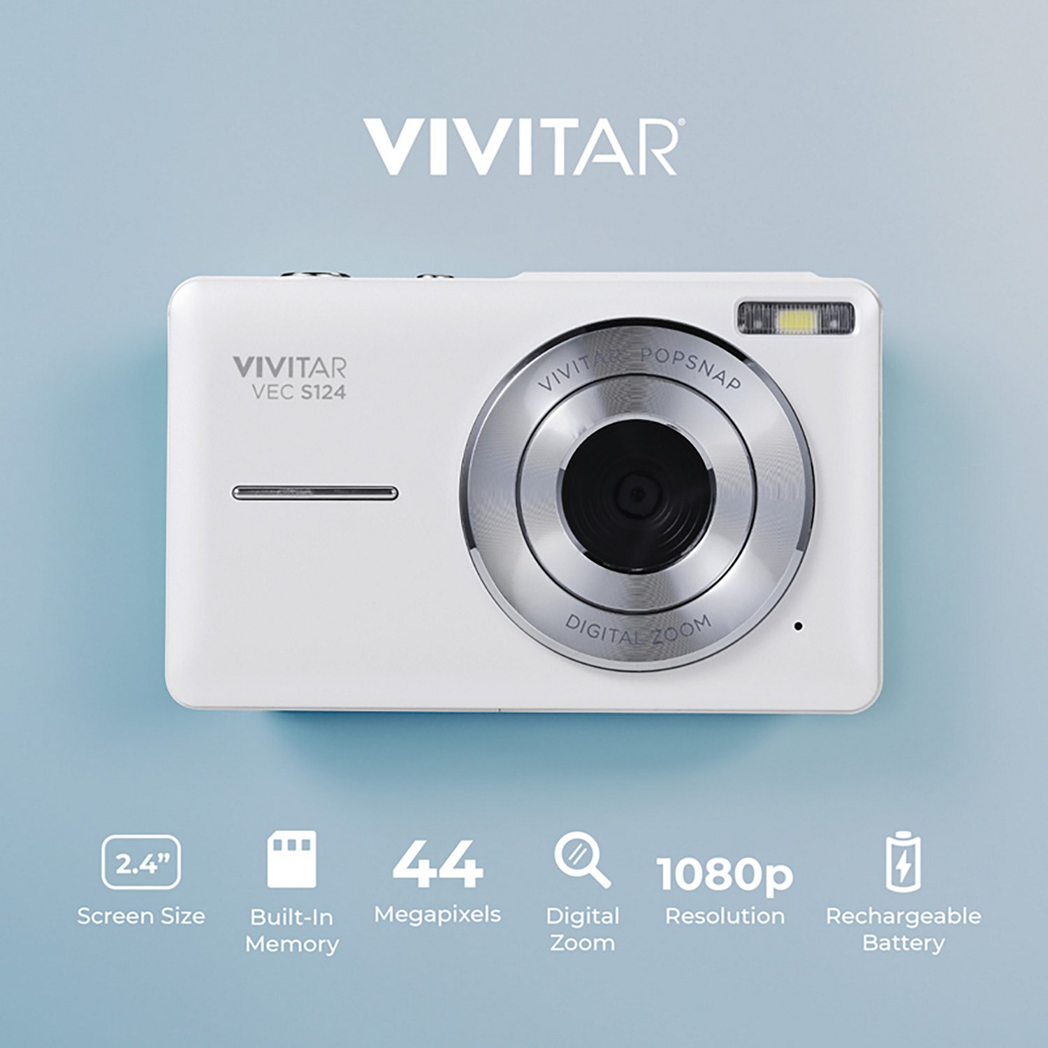 Vivitar Popsnap 44.0 MP Digital Camera with Micro SD Card - view number 5