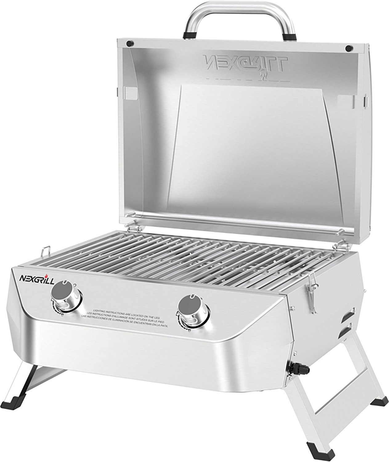 Nexgrill Stainless Steel 2-Burner Portable Gas Grill - view number 2