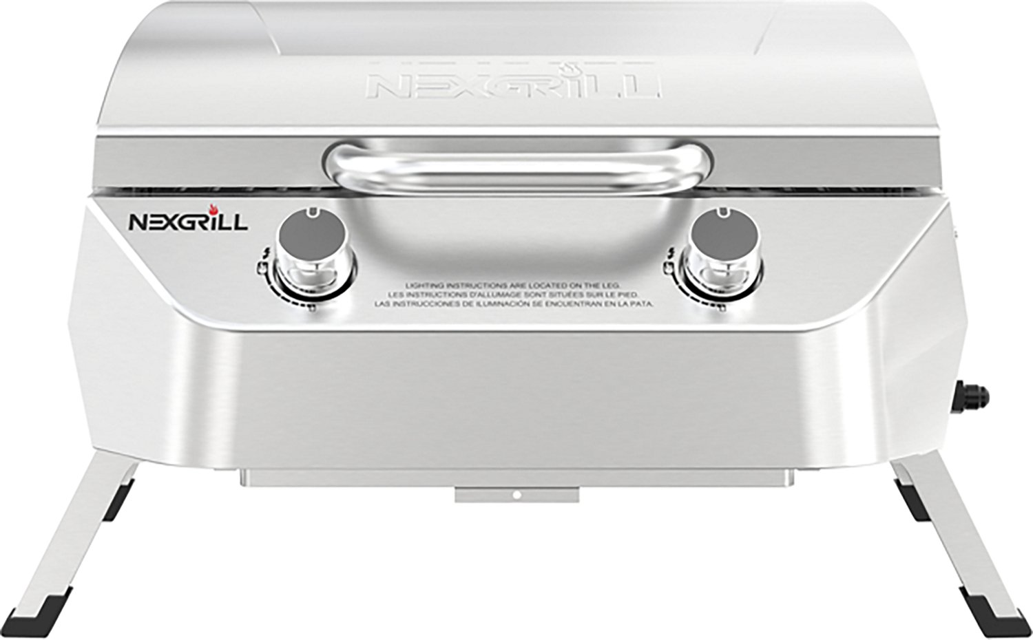 Nexgrill Stainless Steel 2-Burner Portable Gas Grill - view number 3