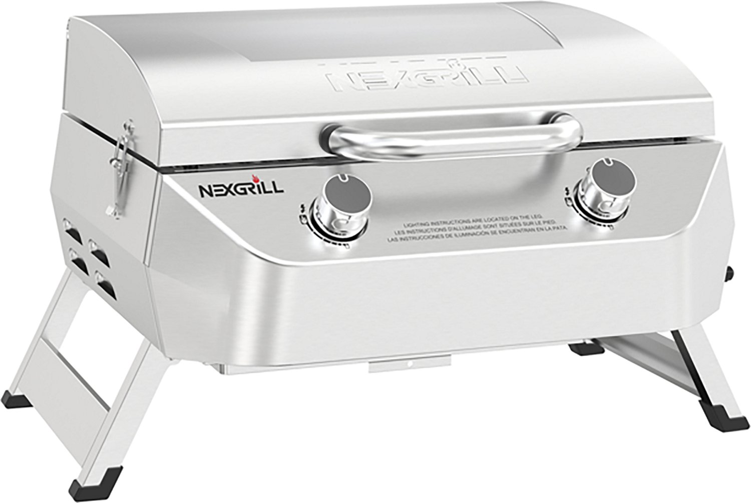 Nexgrill Stainless Steel 2-Burner Portable Gas Grill - view number 4