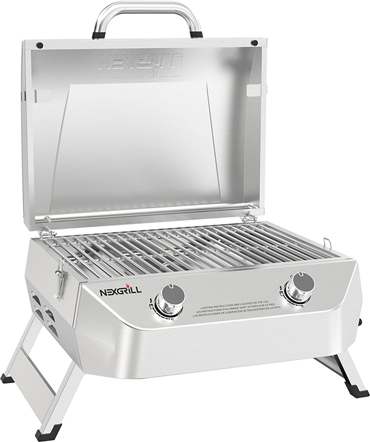 Nexgrill Stainless Steel 2-Burner Portable Gas Grill - view number 5