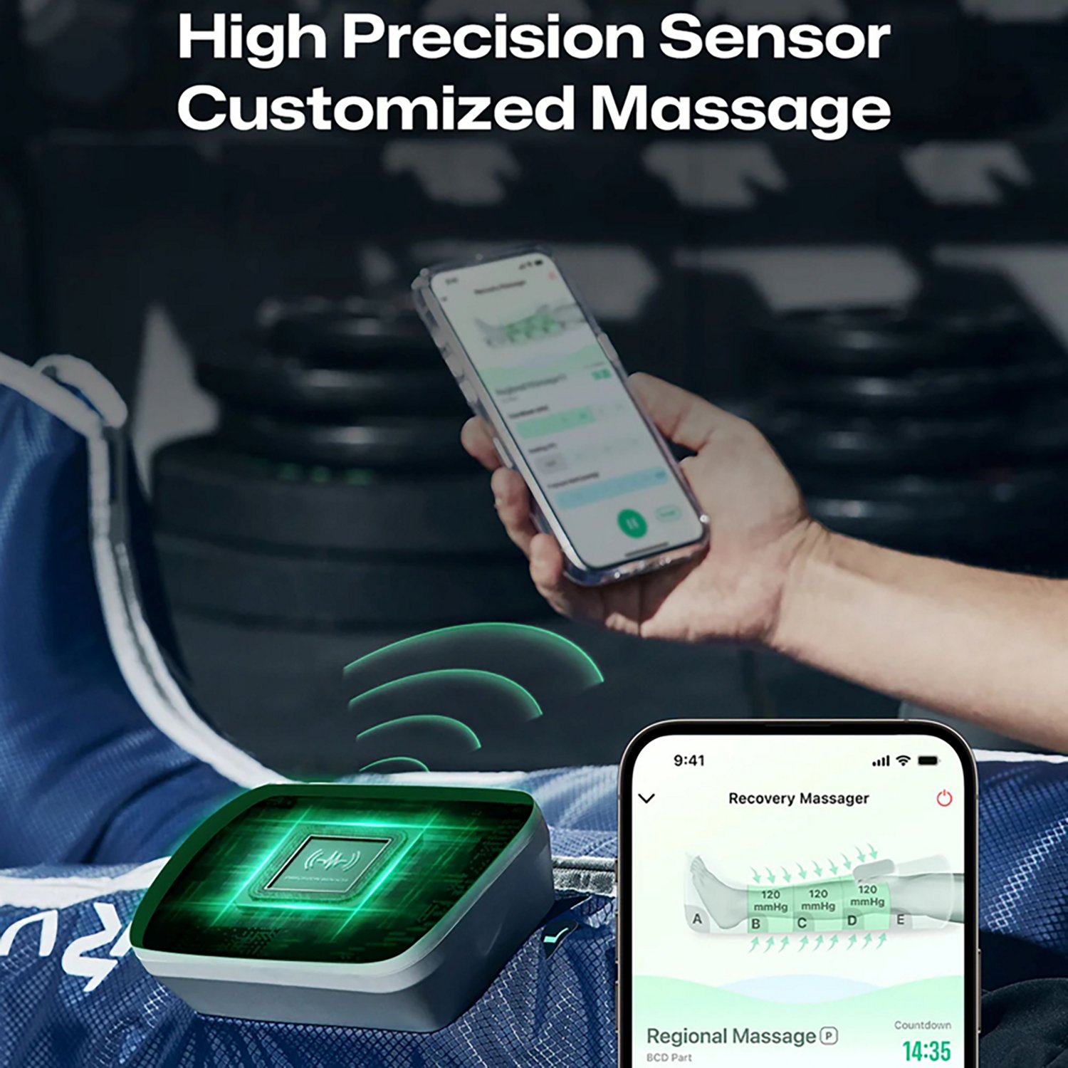 UREVO AI-Powered Wireless Recovery Massager - view number 4