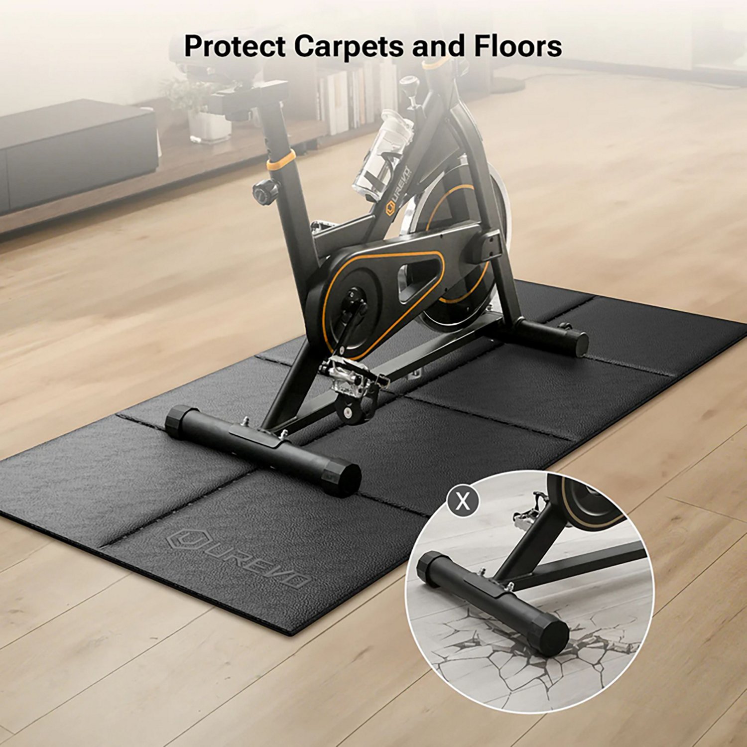 UREVO Foldable Treadmill Mat - view number 5