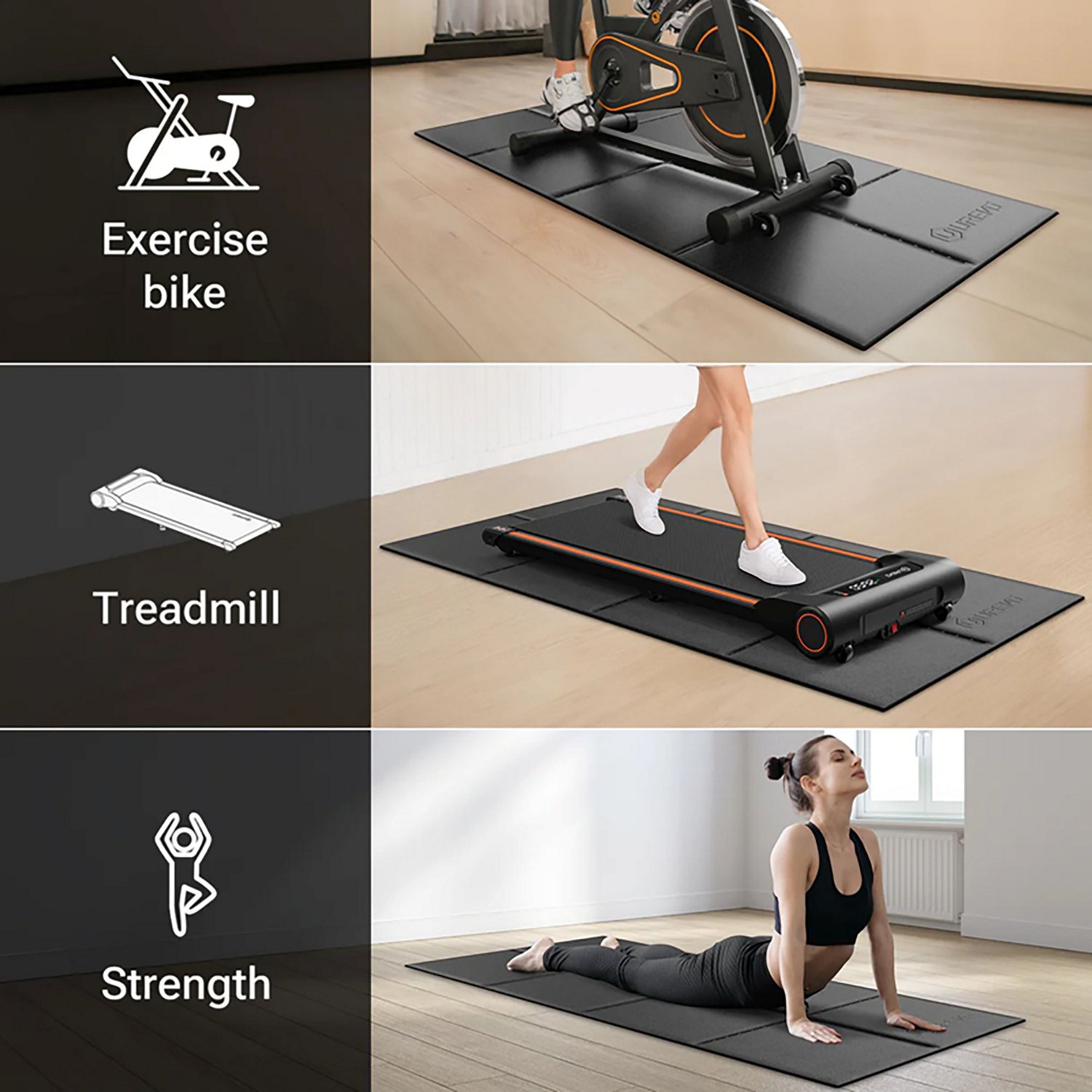 UREVO Foldable Treadmill Mat - view number 7