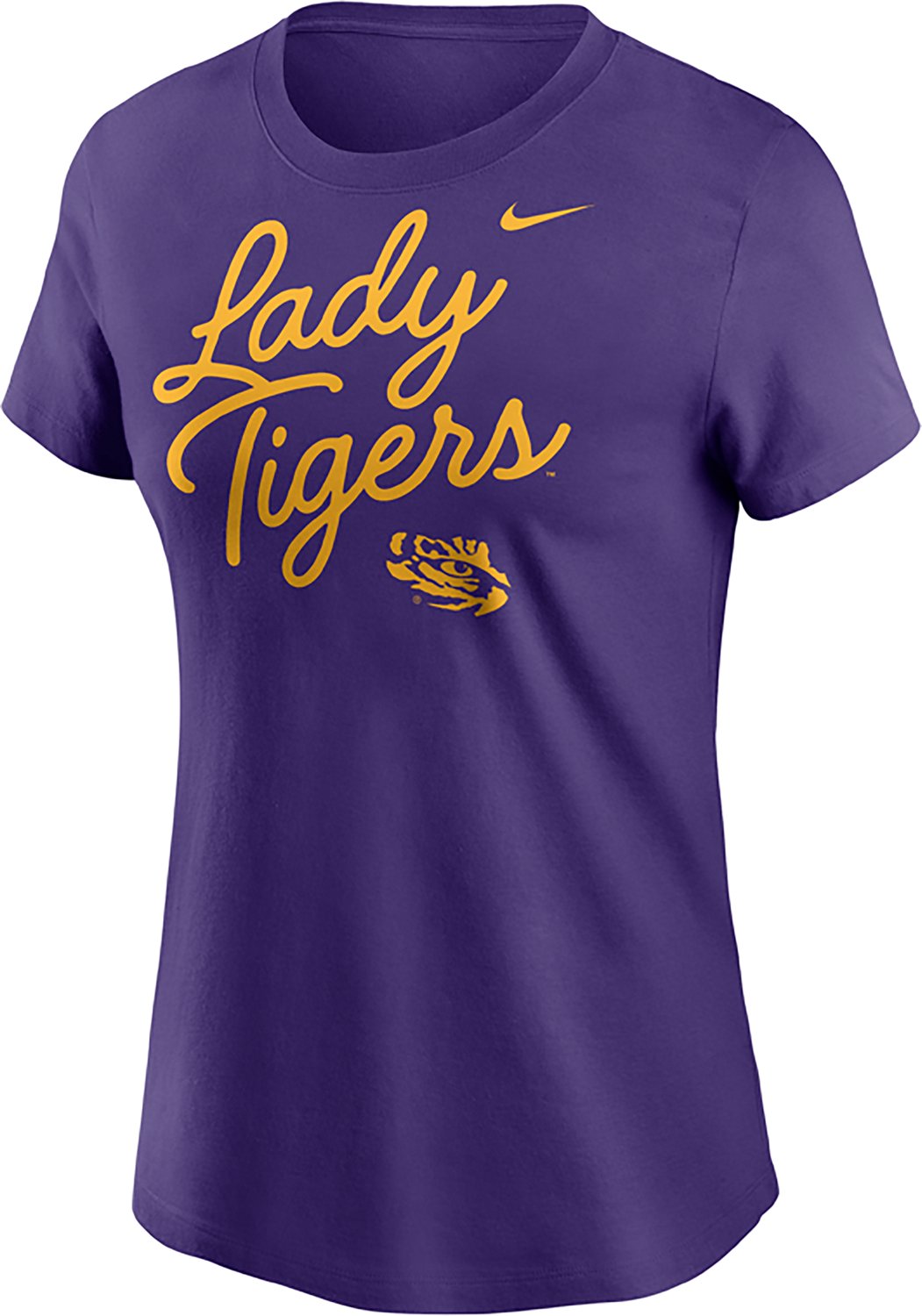 Nike Women's LSU Script Over Logo T-shirt - view number 2