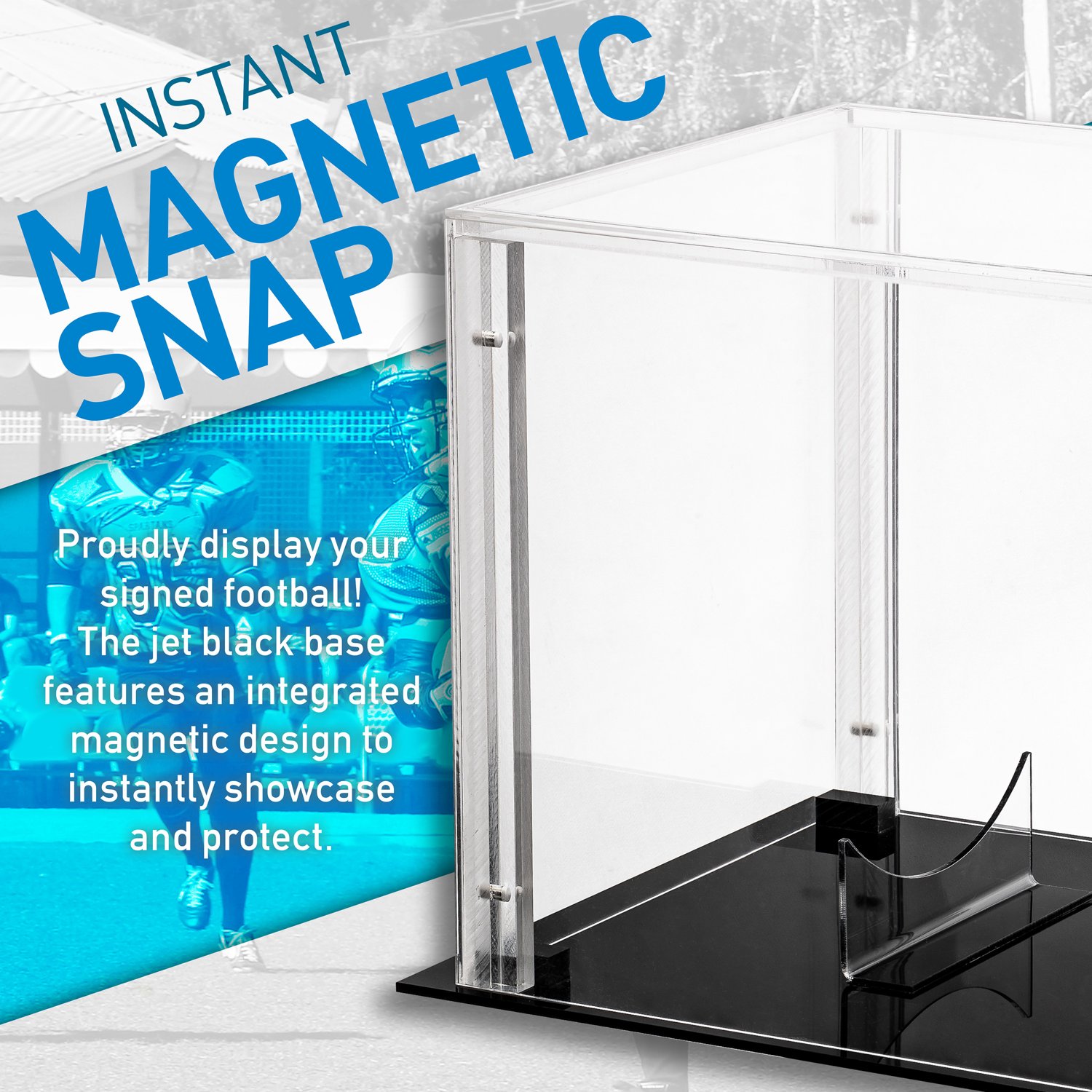 Franklin Official Size Football Acrylic Display Case - view number 5