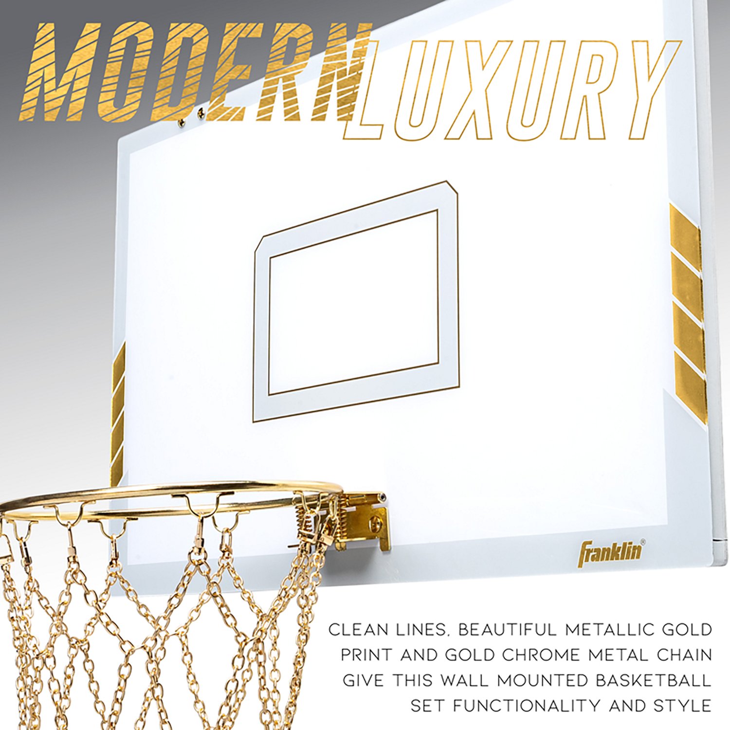 Franklin Modern Chrome Mini Basketball Hoop Set - view number 3