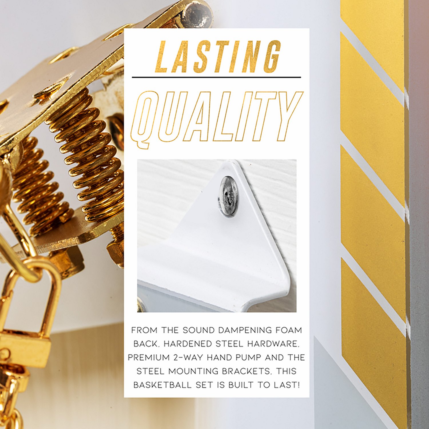 Franklin Modern Chrome Mini Basketball Hoop Set - view number 4