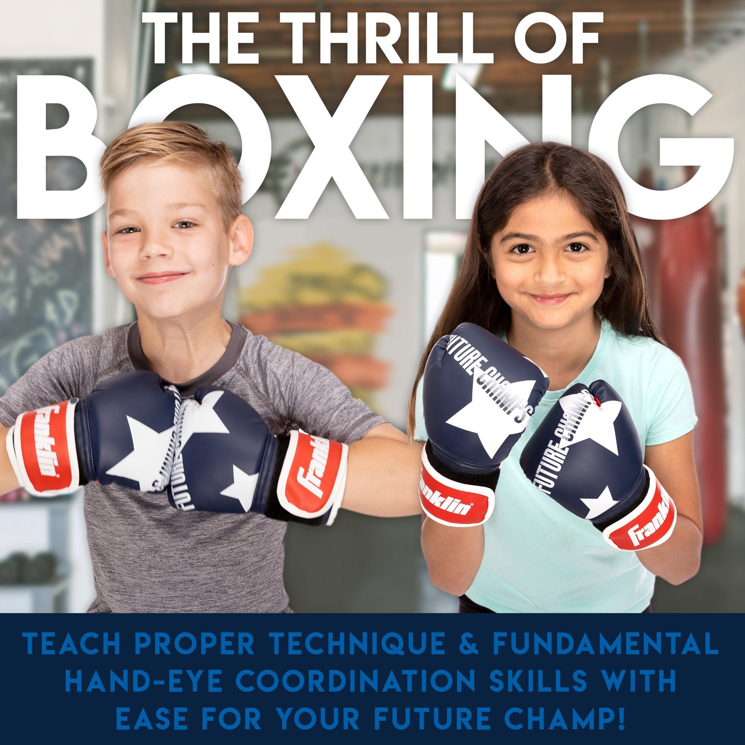 Franklin Kids' Future Champs 6 oz Boxing Gloves                                                                                  - view number 4