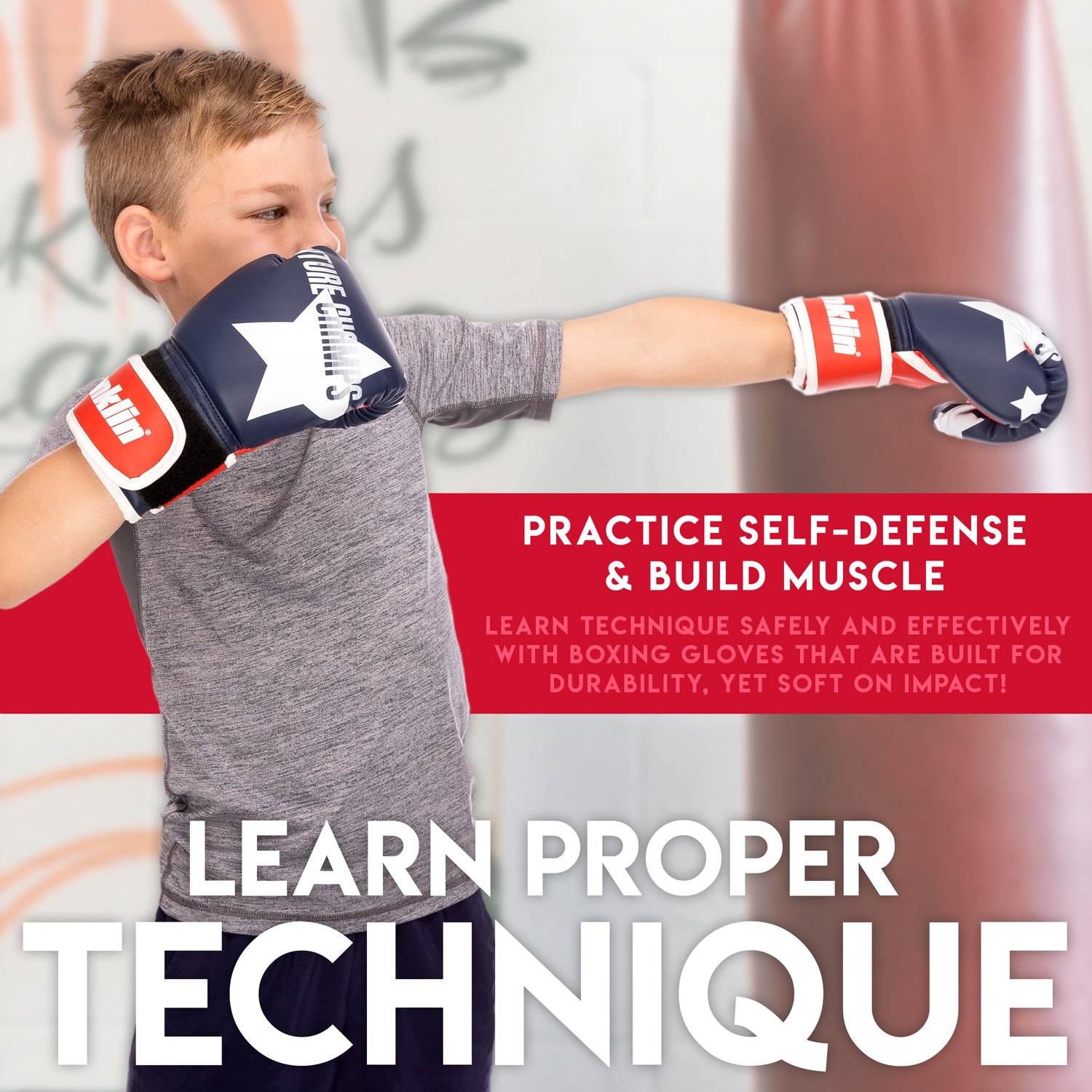 Franklin Kids' Future Champs 6 oz Boxing Gloves                                                                                  - view number 6