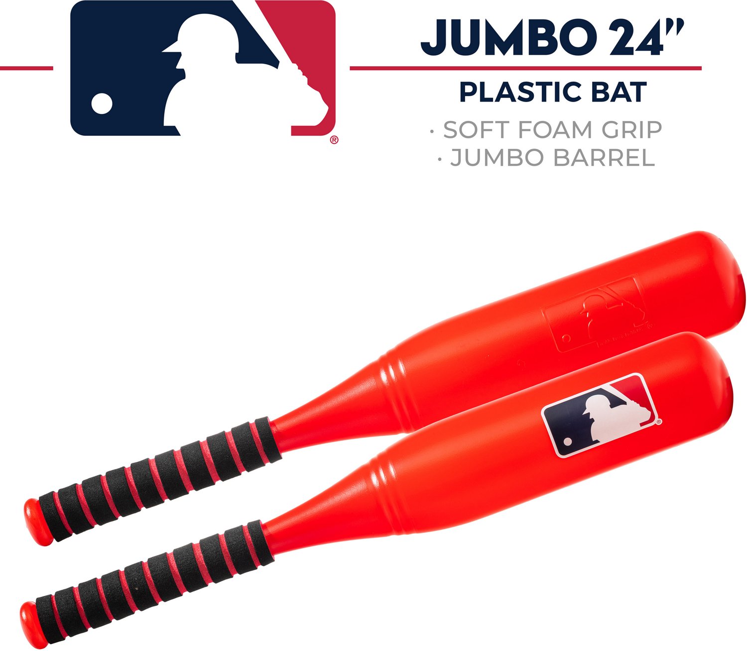 Franklin Kids' MLB Jumbo Plastic Baseball Bat                                                                                    - view number 6