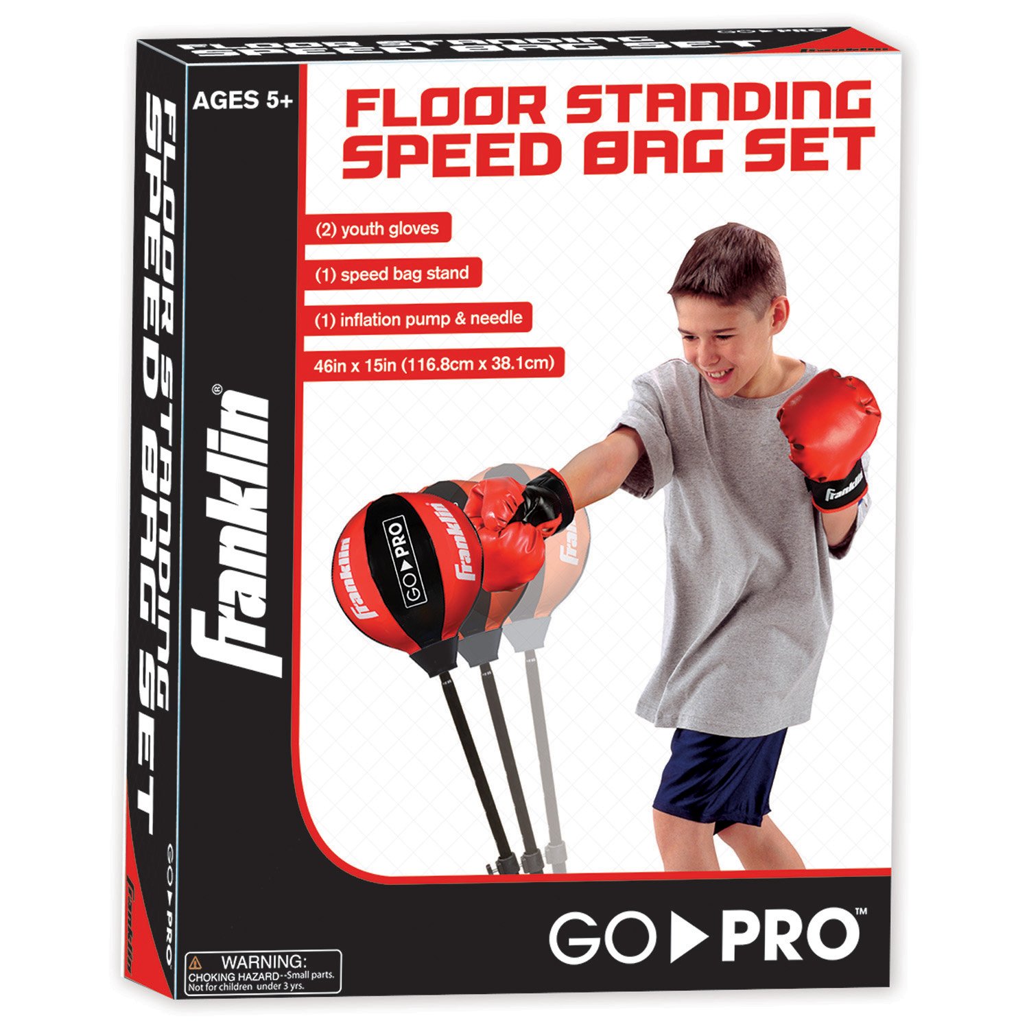 Franklin Youth MMA Floor Standing Speed Bag - view number 2