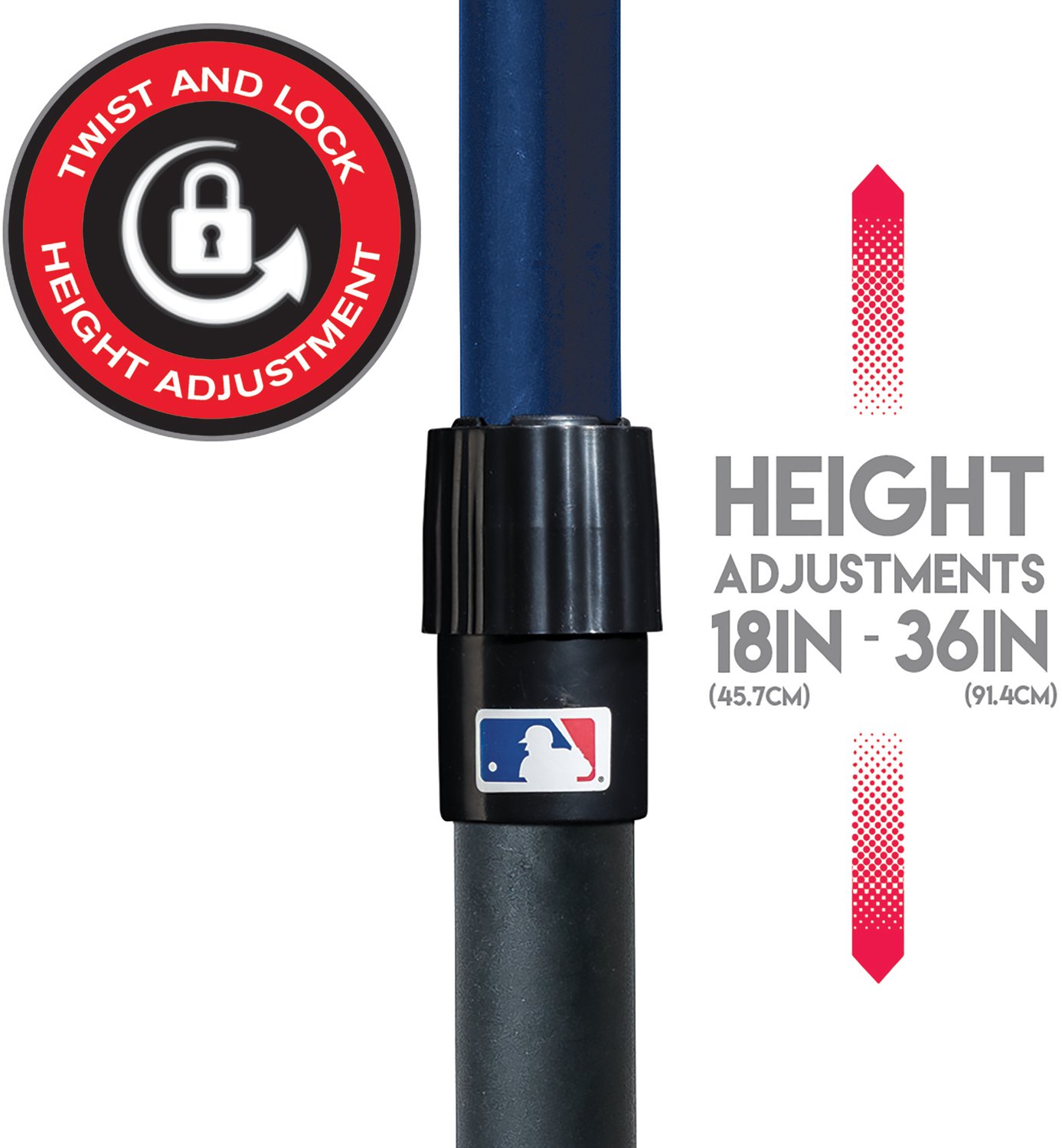 Franklin MLB 2-in-1 Grow-with-Me Batting Tee - view number 3