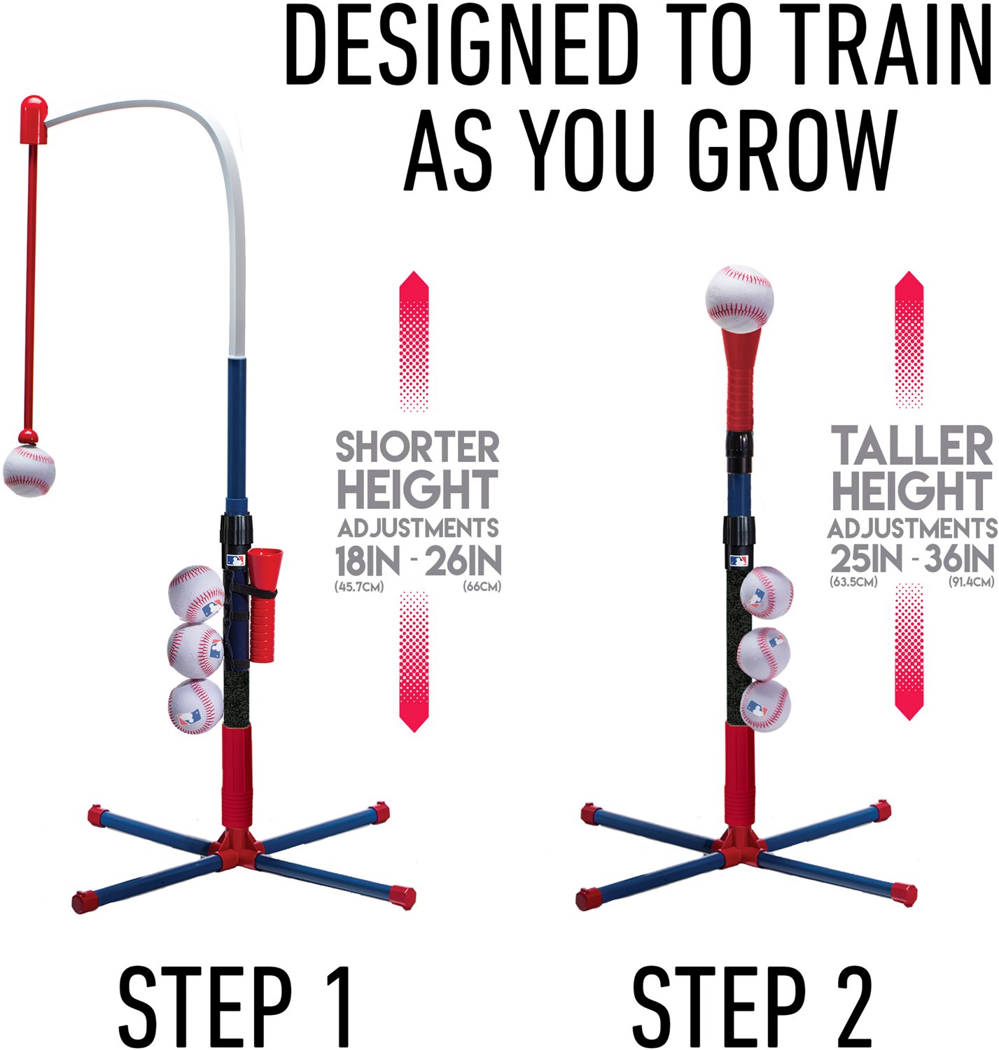 Franklin MLB 2-in-1 Grow-with-Me Batting Tee - view number 4