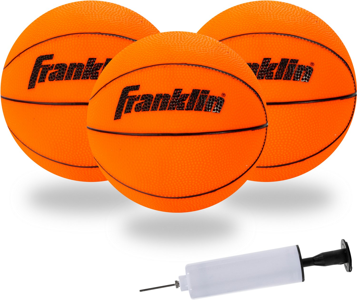 Franklin Pro Hoops Replacement 5 in PVC Basketballs 3-Pack
