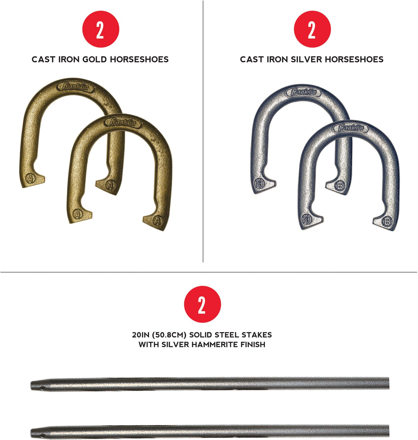 Franklin Recreational Horseshoe Game Set - view number 2