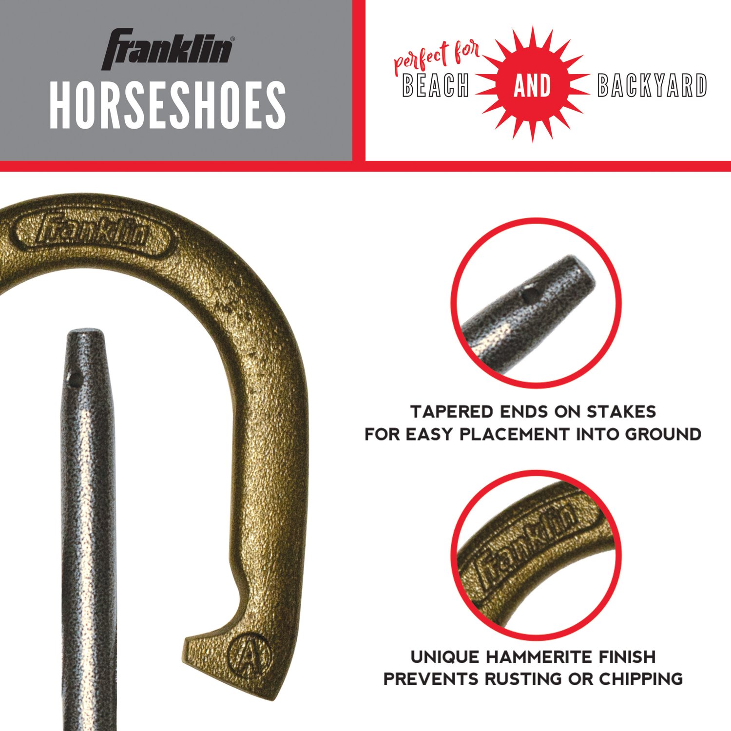 Franklin Recreational Horseshoe Game Set - view number 3