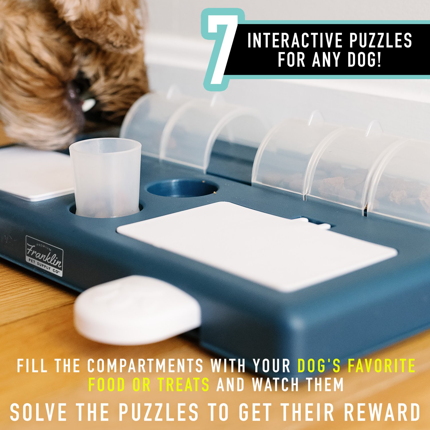 Franklin Pet Supply Ready Set Fetch Interactive Pet Puzzle Toy - view number 7