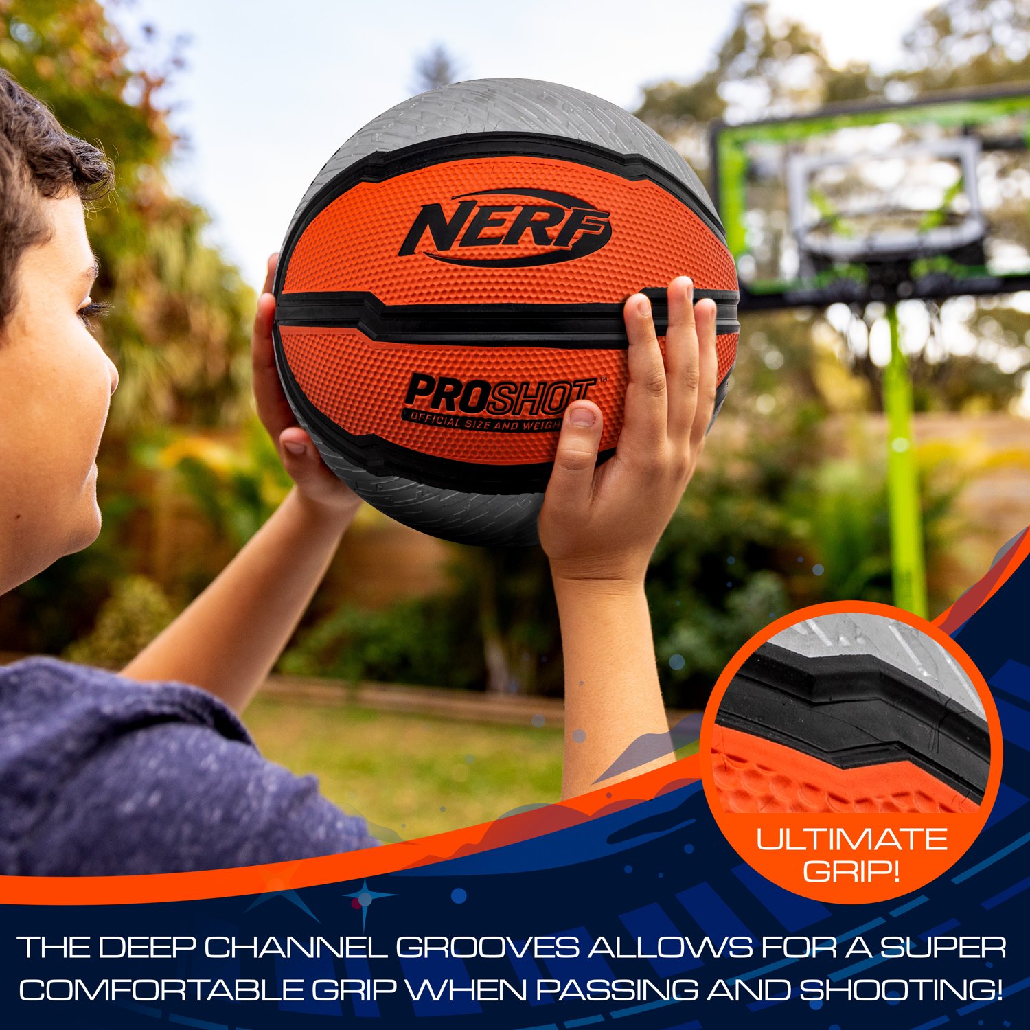 NERF Proshot Official Size B7 Basketball                                                                                         - view number 3