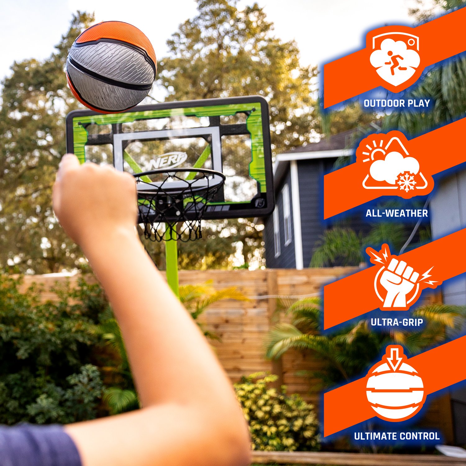 NERF Proshot Official Size B7 Basketball                                                                                         - view number 5
