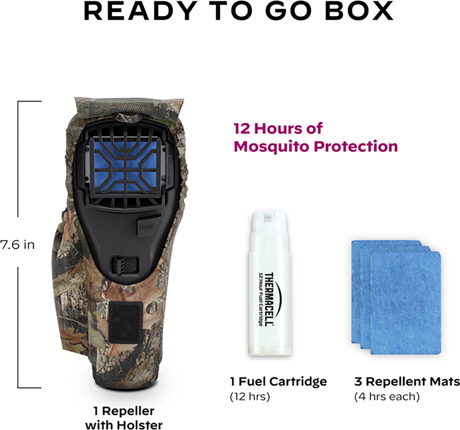ThermaCELL MR300F Portable Mosquito Repeller with Camo Holster                                                                   - view number 6