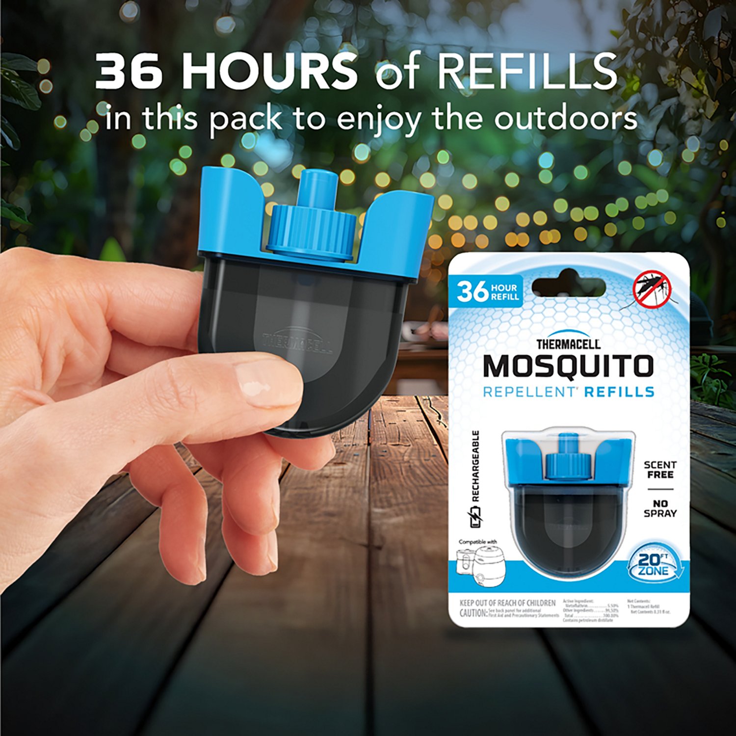 ThermaCELL Radius Zone 36-Hour Rechargeable Mosquito Repellent Refill - view number 3