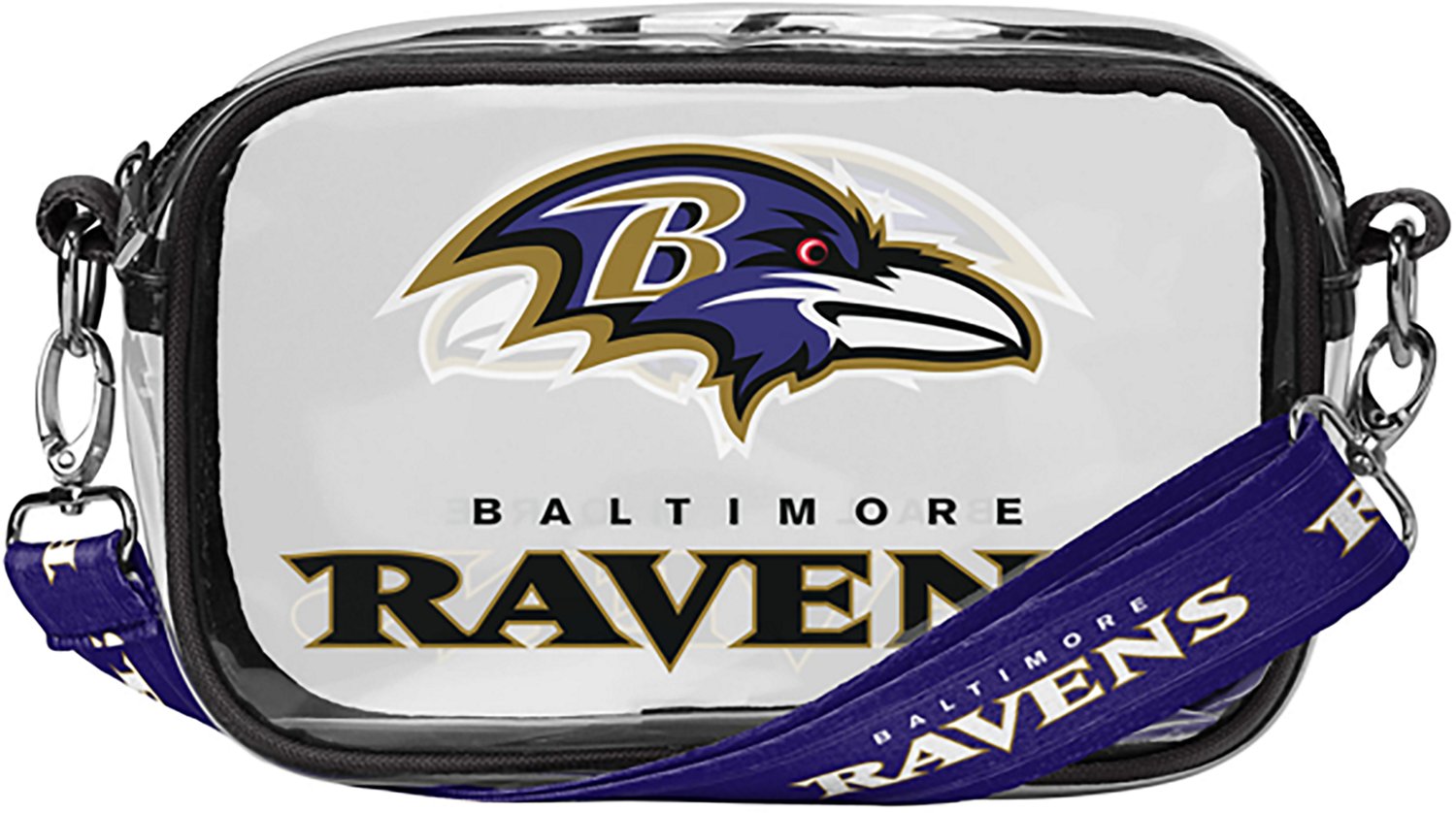 FOCO Baltimore Ravens Clear Camera Bag - view number 2