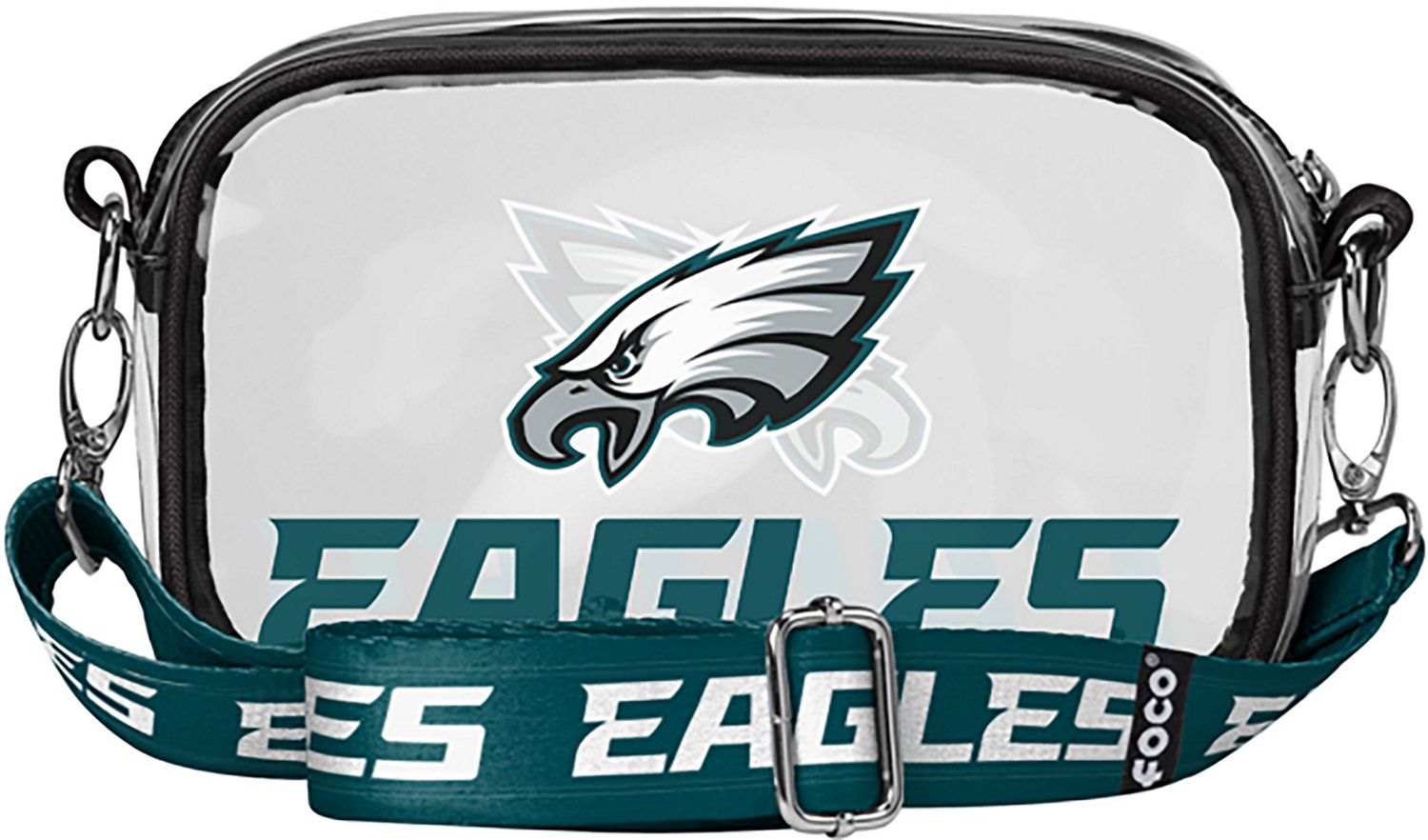 FOCO Philadelphia Eagles Clear Camera Bag - view number 3